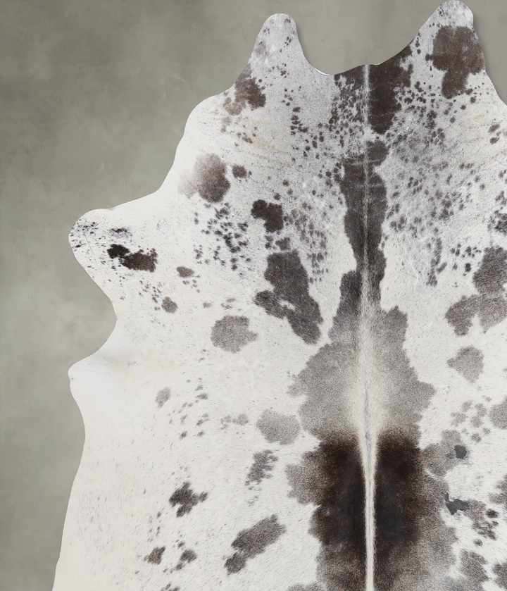 Medium Grey X-Large Brazilian Cowhide Rug 6'6"H x 6'10"W #A13210 by Hudson Hides