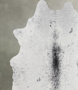Salt and Pepper Black X-Large Brazilian Cowhide Rug 6'11"H x 7'0"W #A13213 by Hudson Hides