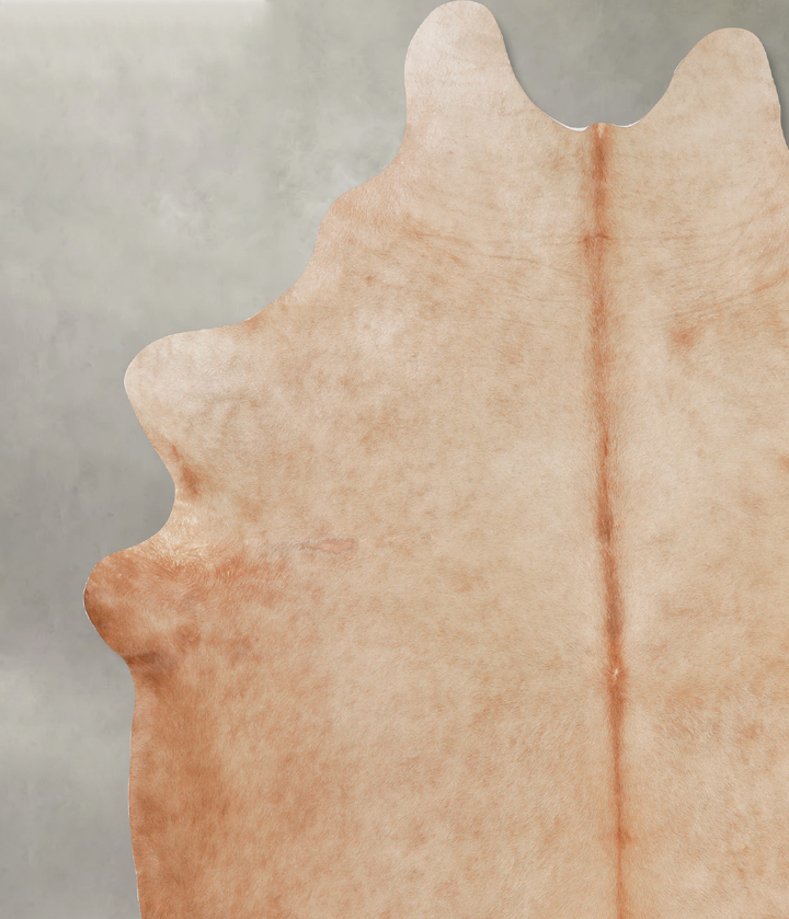 Beige XX-Large Brazilian Cowhide Rug 7'7"H x 6'9"W #A13218 by Hudson Hides