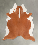 Hereford XX-Large Brazilian Cowhide Rug 7'10"H x 6'11"W #A13219 by Hudson Hides