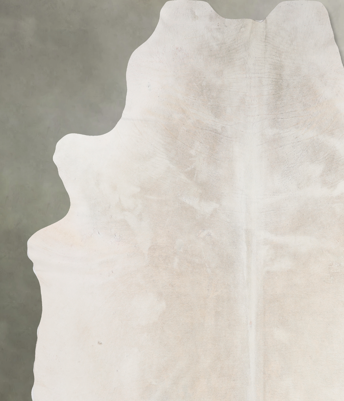 Ivory with Beige XX-Large Brazilian Cowhide Rug 7'11"H x 7'4"W #A13232 by Hudson Hides