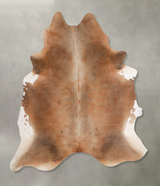 Light Caramel XX-Large Brazilian Cowhide Rug 7'10"H x 7'6"W #A13263 by Hudson Hides