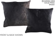 Solid Black 20"x20" Brazilian Cowhide Pillow #A14571 by Hudson Hides