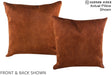 Solid Brown 20"x20" Brazilian Cowhide Pillow #A14609 by Hudson Hides