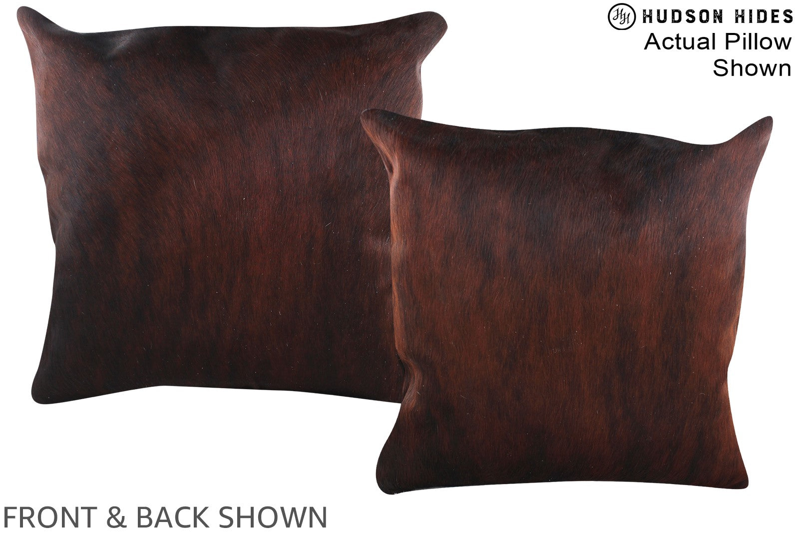 Dark Brindle Cowhide Pillow #A14642