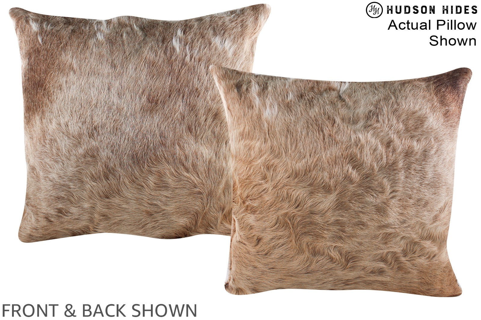 Taupe Cowhide Pillow #A14656
