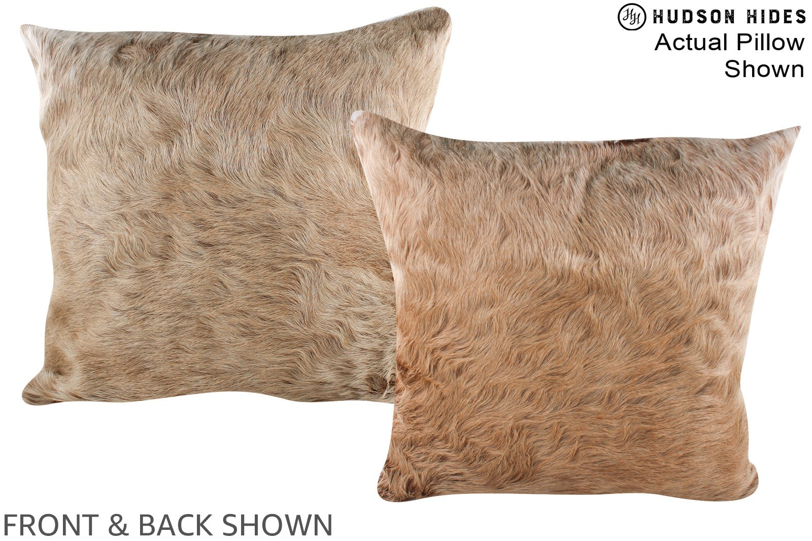 Taupe Cowhide Pillow #A14658