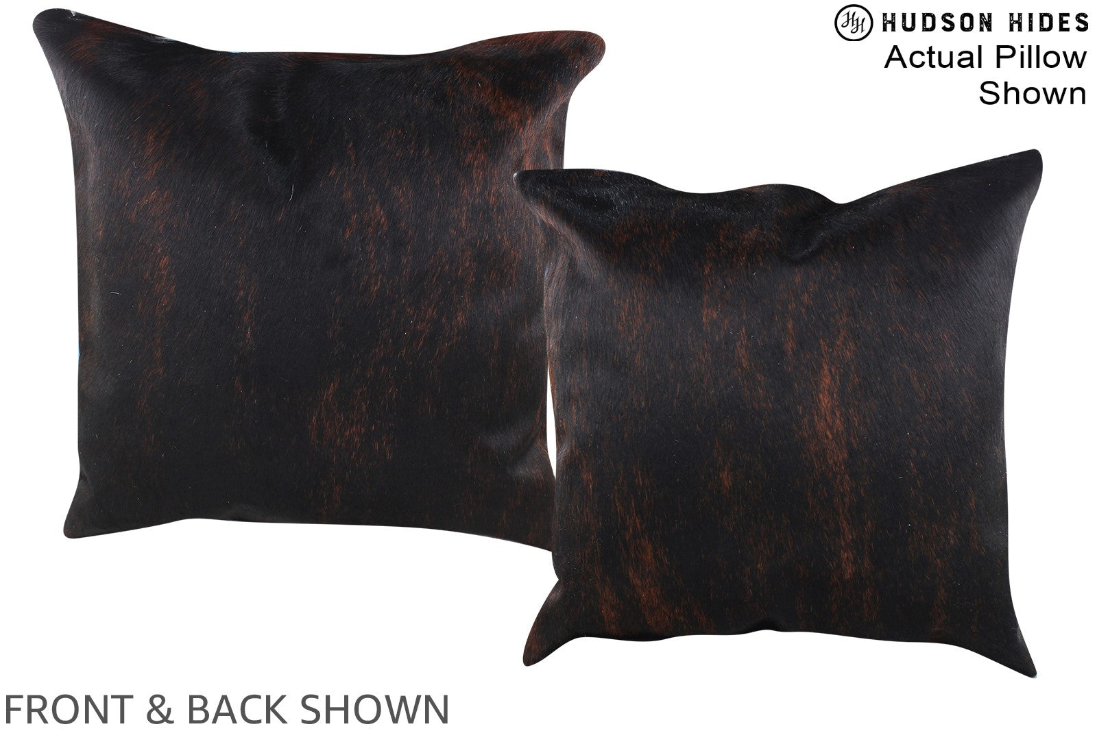 Dark Brindle Cowhide Pillow #A14661