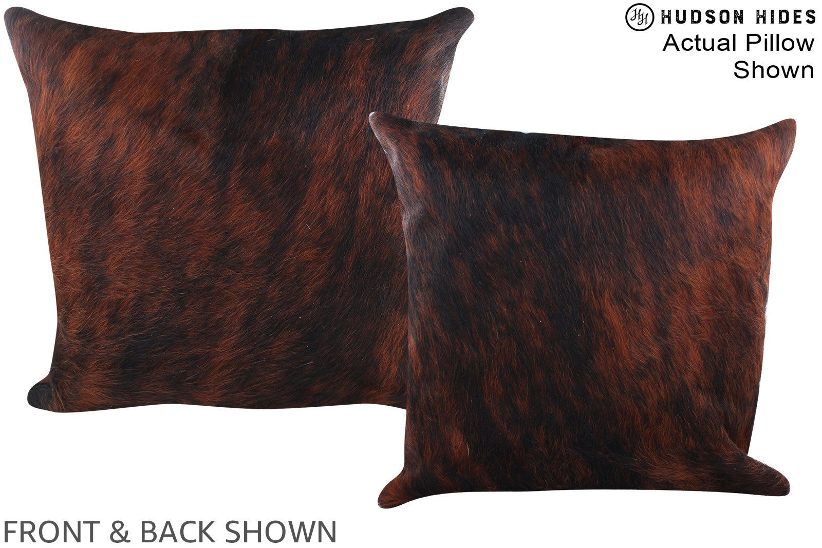 Dark Brindle Cowhide Pillow #A14672