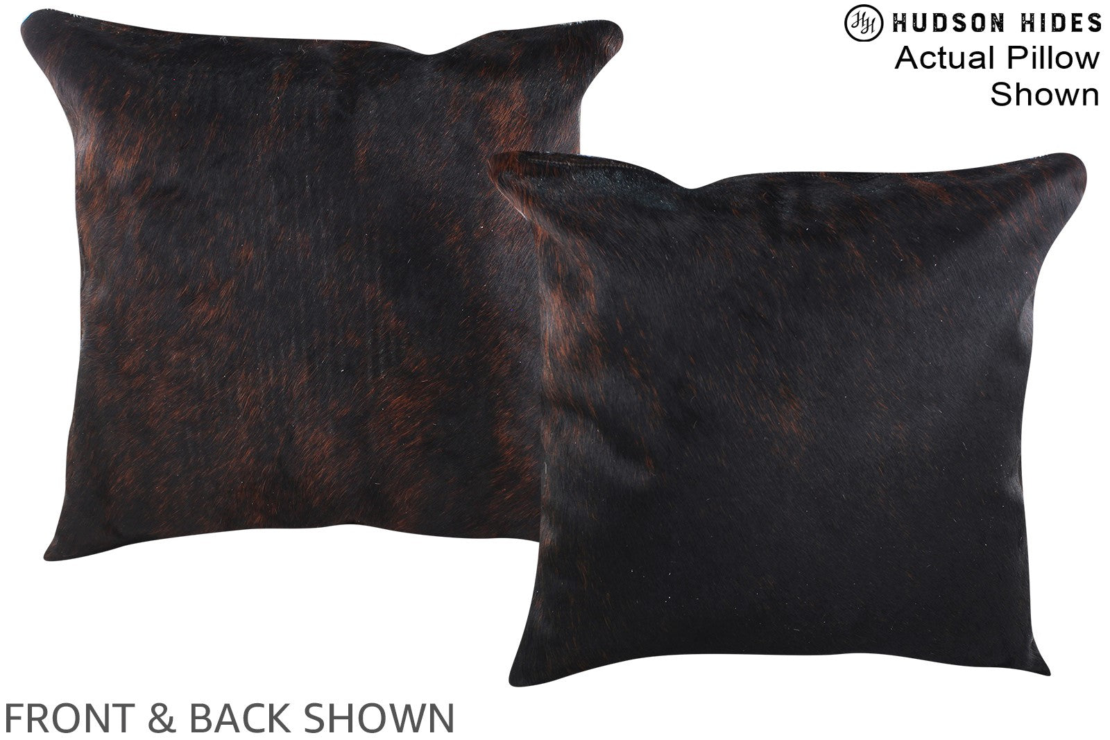 Dark Brindle Cowhide Pillow #A14675