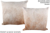 Grey with Beige 20"x20" Brazilian Cowhide Pillow #A14790 by Hudson Hides