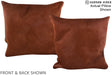 Solid Brown 20"x20" Brazilian Cowhide Pillow #A14845 by Hudson Hides