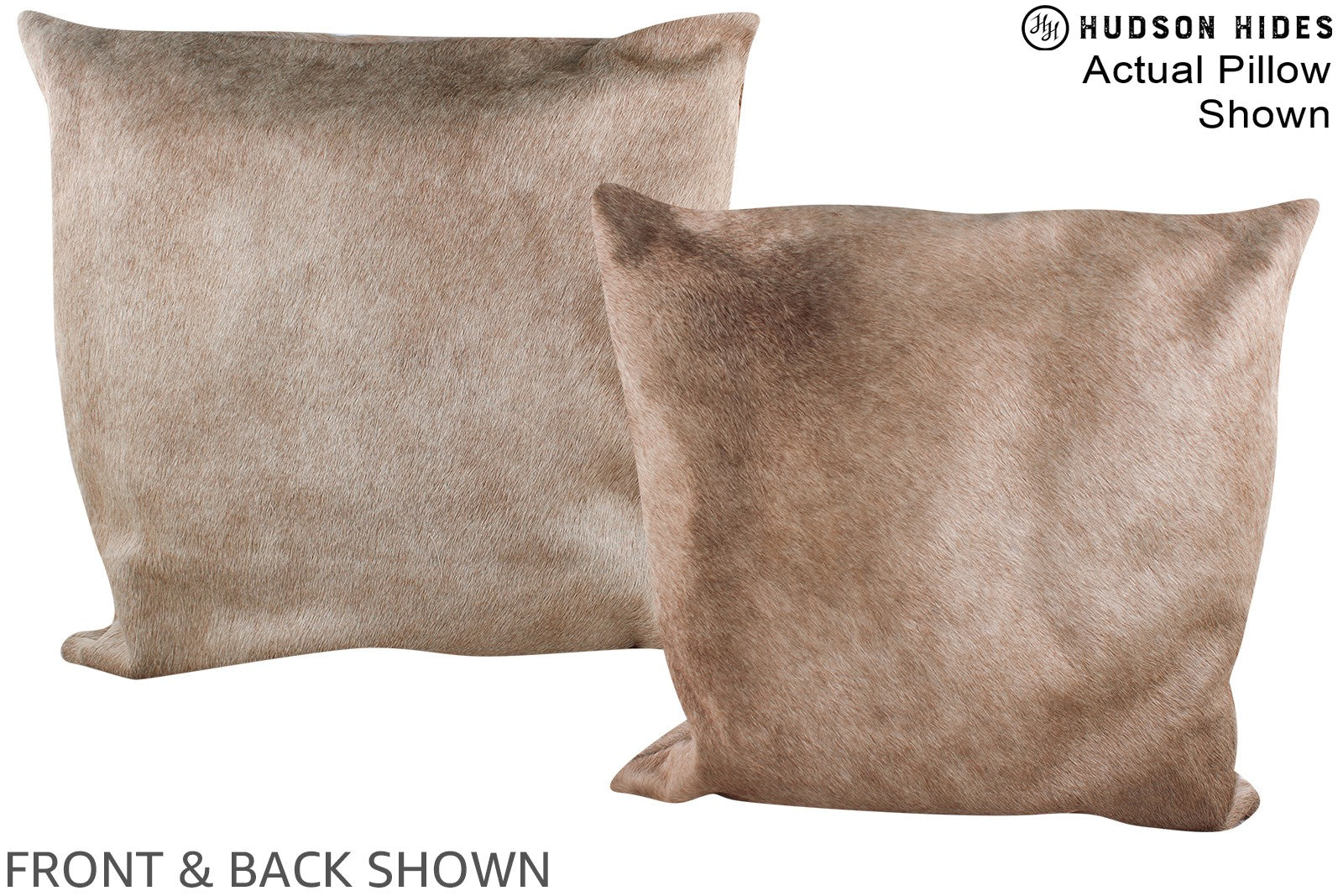 Taupe Cowhide Pillow #A14874