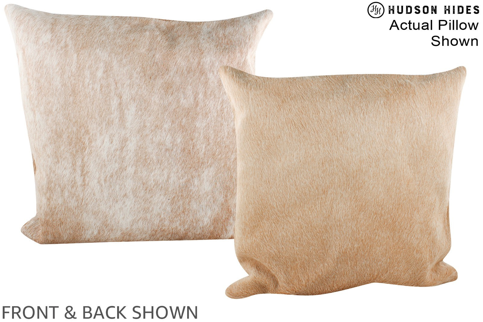 Beige Cowhide Pillow #A14929