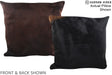 Chocolate 20"x20" Brazilian Cowhide Pillow #A14973 by Hudson Hides