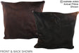 Chocolate 20"x20" Brazilian Cowhide Pillow #A14988 by Hudson Hides