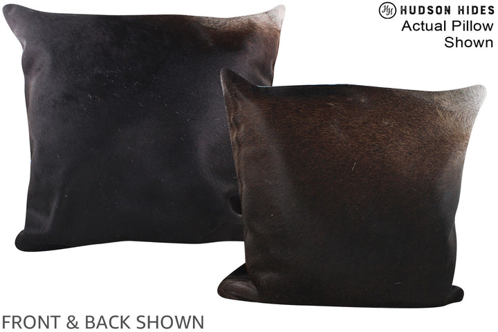 Chocolate 20"x20" Brazilian Cowhide Pillow #A14992 by Hudson Hides
