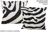 Zebra 20"x20" Brazilian Cowhide Pillow #A15006 by Hudson Hides
