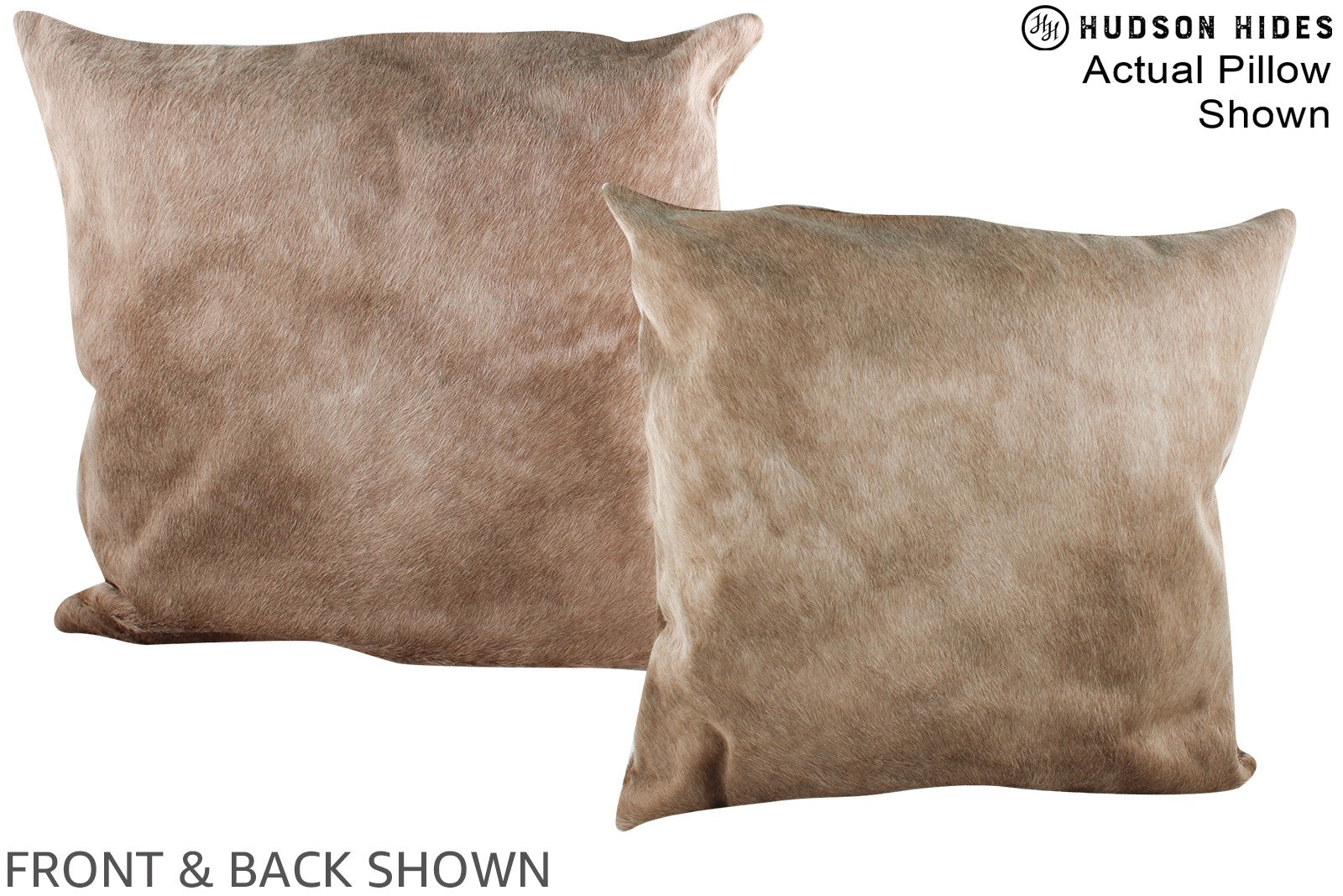 Taupe Cowhide Pillow #A15009