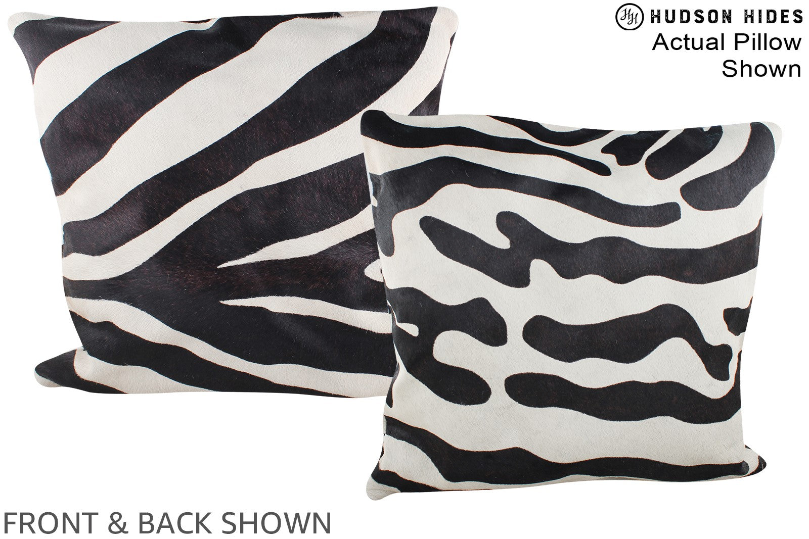 Zebra Cowhide Pillow #A15024