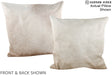 Champagne 20"x20" Brazilian Cowhide Pillow #A15059 by Hudson Hides