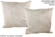 Champagne 20"x20" Brazilian Cowhide Pillow #A15073 by Hudson Hides
