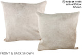 Champagne 20"x20" Brazilian Cowhide Pillow #A15073 by Hudson Hides