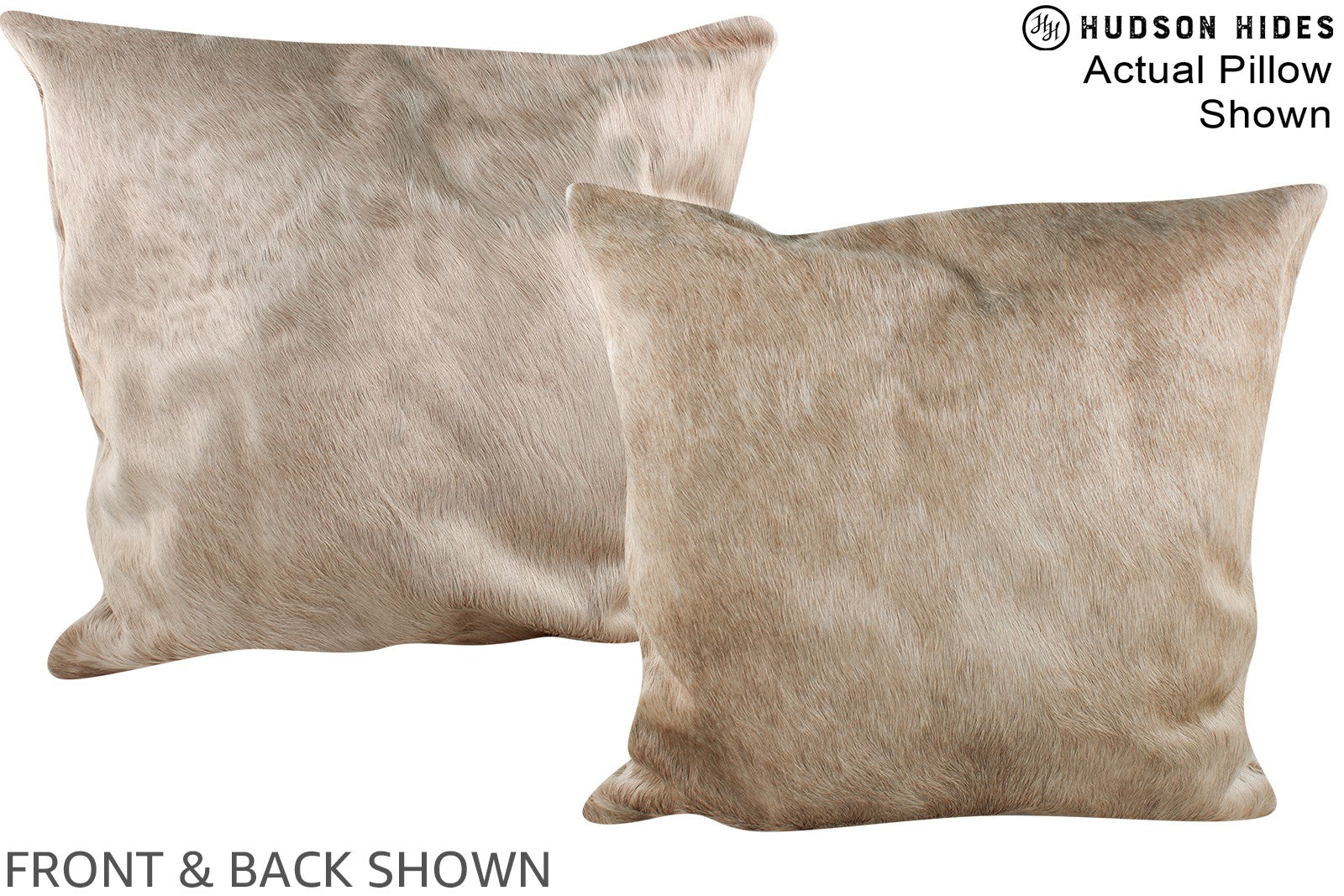 Taupe Cowhide Pillow #A15103