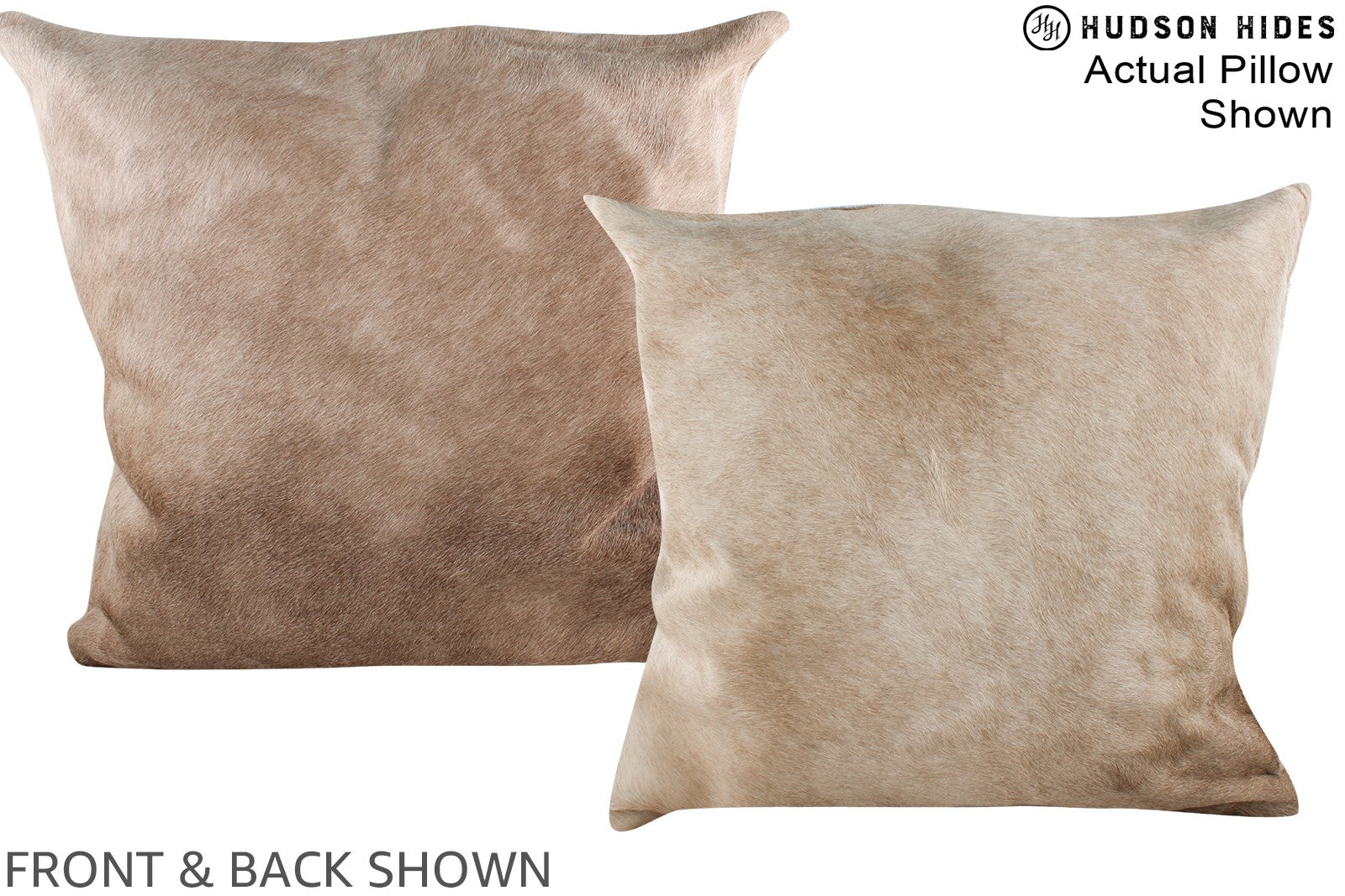 Taupe Cowhide Pillow #A15104