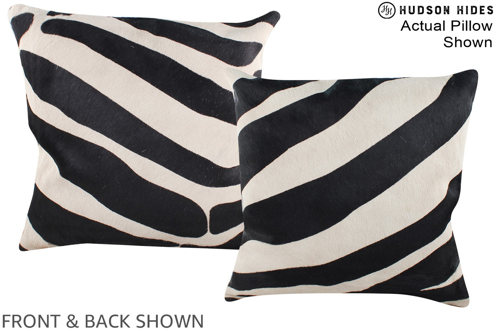 Zebra Cowhide Pillow #A15151