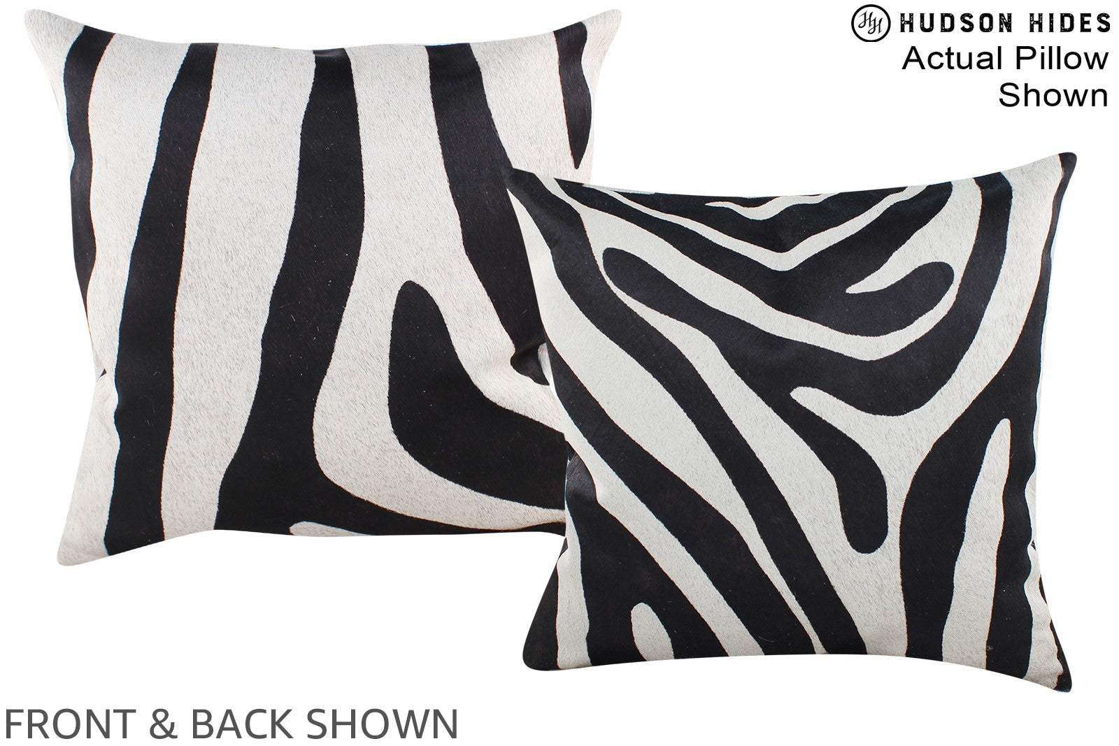 Zebra Cowhide Pillow #A15188