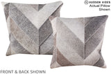 Patchwork 16"x16" Brazilian Cowhide Pillow #A15212 by Hudson Hides