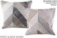 Patchwork 16"x16" Brazilian Cowhide Pillow #A15222 by Hudson Hides