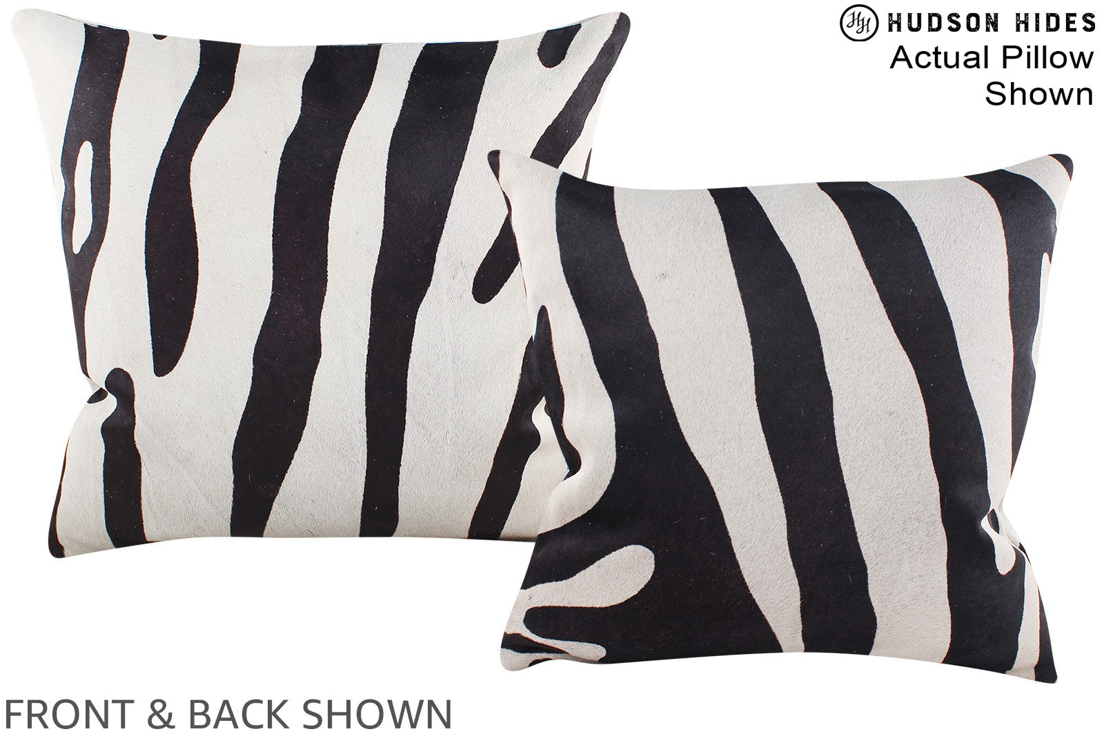Zebra Cowhide Pillow #A15225