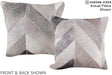 Patchwork 16"x16" Brazilian Cowhide Pillow #A15232 by Hudson Hides