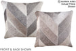 Patchwork 16"x16" Brazilian Cowhide Pillow #A15237 by Hudson Hides