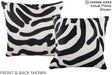Zebra 16"x16" Brazilian Cowhide Pillow #A15243 by Hudson Hides