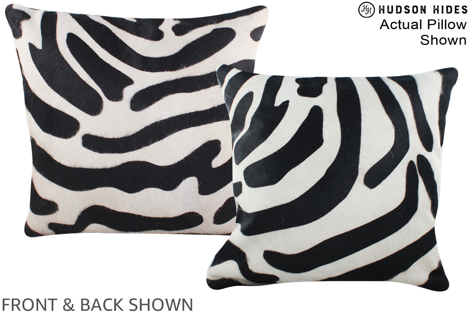 Zebra Cowhide Pillow #A15243