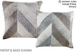 Patchwork 16"x16" Brazilian Cowhide Pillow #A15264 by Hudson Hides