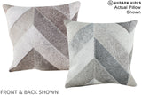 Patchwork 16"x16" Brazilian Cowhide Pillow #A15289 by Hudson Hides