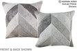 Patchwork 16"x16" Brazilian Cowhide Pillow #A15292 by Hudson Hides