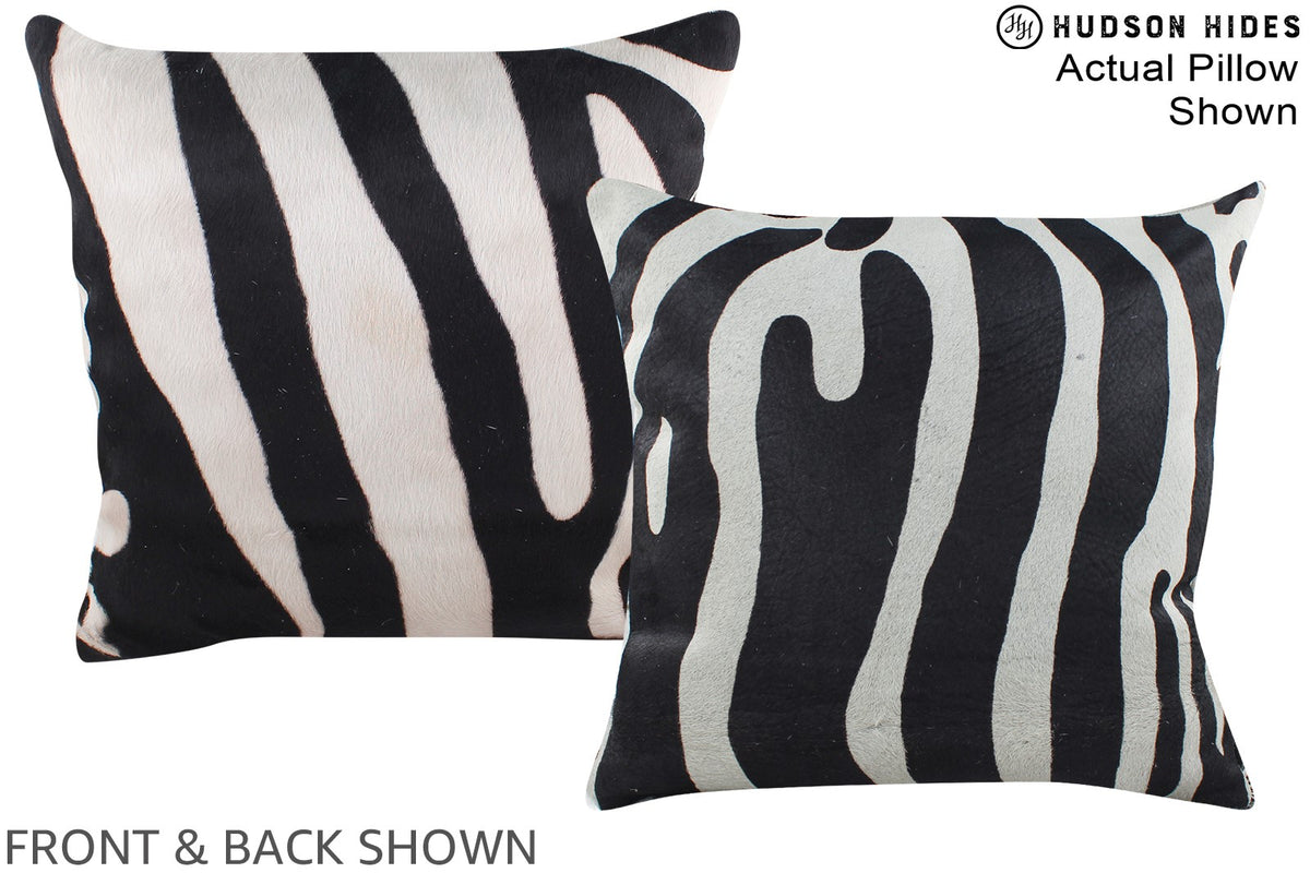 Zebra Cowhide Pillow #A15309