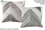 Patchwork 16"x16" Brazilian Cowhide Pillow #A15320 by Hudson Hides