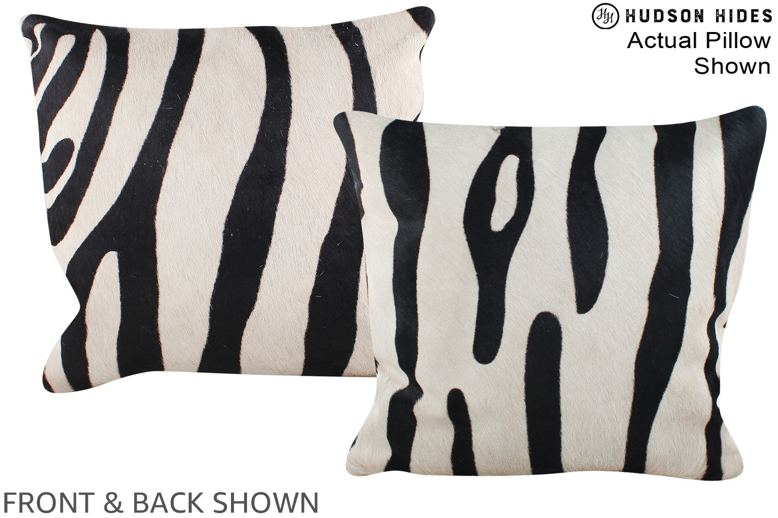 Zebra Cowhide Pillow #A15321
