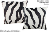 Zebra 16"x16" Brazilian Cowhide Pillow #A15336 by Hudson Hides