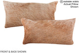 Beige 12"x22" Brazilian Cowhide Pillow #A15421 by Hudson Hides