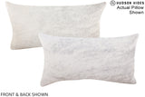 Grey 12"x22" Brazilian Cowhide Pillow #A15448 by Hudson Hides