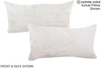 Grey 12"x22" Brazilian Cowhide Pillow #A15457 by Hudson Hides