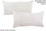 Grey 12"x22" Brazilian Cowhide Pillow #A15457 by Hudson Hides