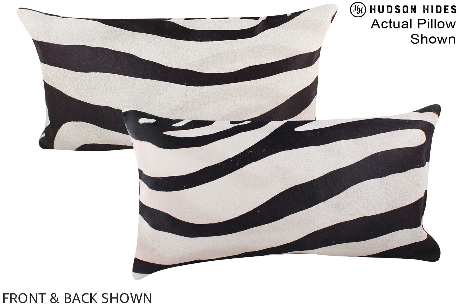 Zebra Cowhide Pillow #A15459
